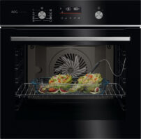 AEG Exclusiv GA5CB50FAB Built-In Single SteamBake Oven – Black