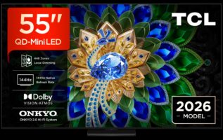 TCL 55A400U-UK 55″ Premium Wallpaper QD-Mini LED 4K Ultra HD Television