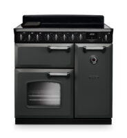 Rangemaster CLDL90EiPSLT/CM1 90cm Classic Deluxe Induction Range Cooker – Slate with Chrome Trim