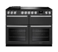 Rangemaster NEXB110EiPSLT/CM1 110cm Nexus Induction Range Cooker – Slate with Chrome Trim